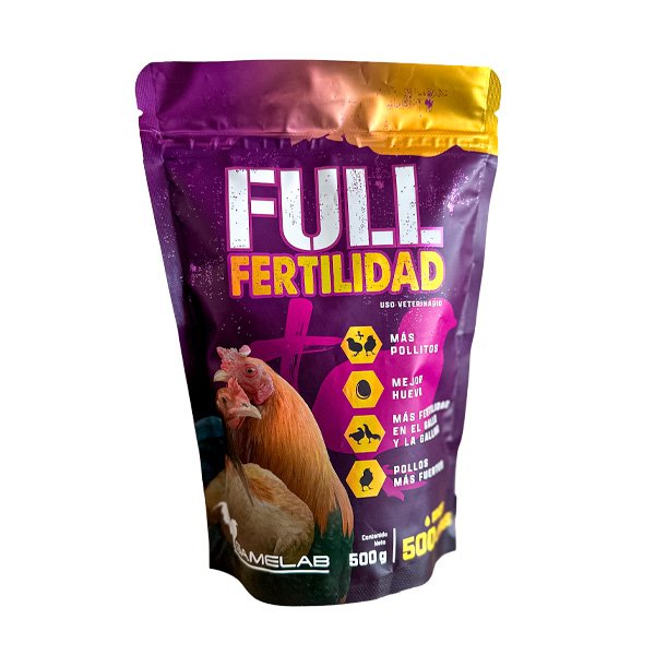 Full Fertilidad - 500 gr para Gallos y Gallinas en Reproducción